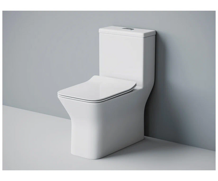 Унитаз-монолит SM9608 тонкое сиденье ДП (с гофрой и подводкой) EVA GOLD Фотография_1