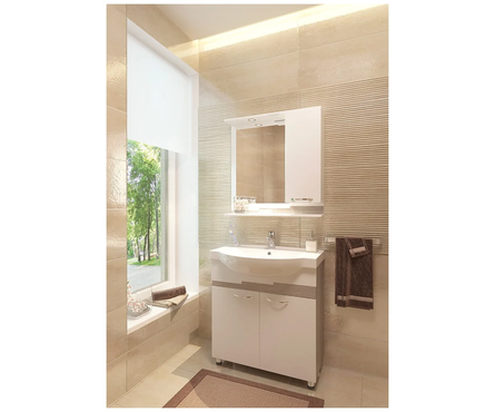 Тумба для ванны EvaGold «Каскад 75» с умывальником «Элеганс 75» Фотография_2