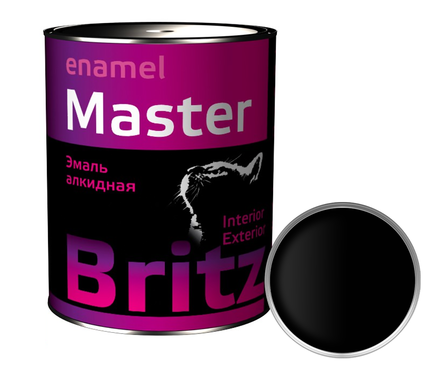 Эмаль ПФ-115 Britz Мастер, черная, 0.9 кг Фотография_0