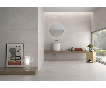 Плитка облицовочная верх 01 Ритм серая 250х400х8 мм 1-й сорт Фотография_1