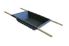 Носилки строительные пластиковые с дерев. ручками 70 л