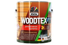 Пропитка декоративная для защиты древесины Dufa Woodtex, алкидная, белая, 0.9 л