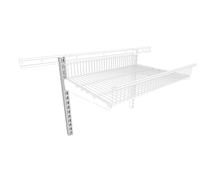 Стойка для гардеробной системы ПАКС Титан, белая, 2304х32х34 мм Фотография_1