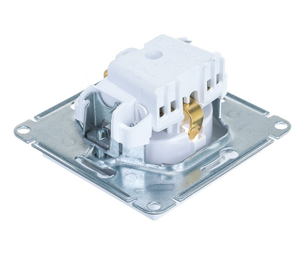 Розетка ATLAS белая, одинарная, с заземлением, 16А\250В (Schneider Electric) Фотография_2
