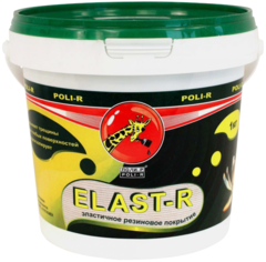 Краска резиновая ELAST-R зеленая сосна 6 кг Фотография_0