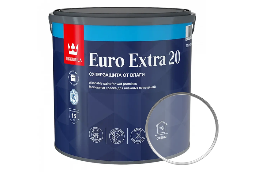 Краска tikkurila euro 3. Тиккурила Euro Power 7. Tikkurila Euro Power 7 моющаяся матовая цвет белый. Тиккурила евро смарт 2 2,7л. Tikkurila Euro Matt 3.