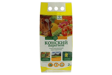 Удобрение для овощных, плодово-ягодных и декорат. культур Конский перегной органич. гранул. 2 кг