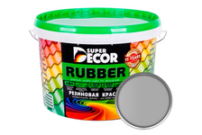 Краска резиновая SUPER DECOR Серый RAL7004 3 кг 