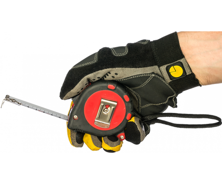 Рулетка Matrix Status 3 fixations, 19 мм, двухкомпонентный корпус, 3 фиксации ленты, 5 м Фотография_2