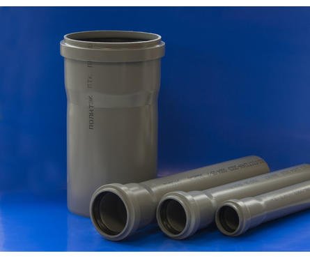 Труба ПП Политэк «Стандарт» 110х2.7х1000 мм, для внутренней канализации, с раструбом Фотография_1