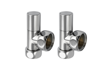 Кран для полотенцесушителя угловой 1x3/4 вн/вн (пара) САНАКС