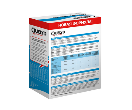 Клей для обоев QUELYD Спец-флизелин 300 г Фотография_1