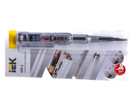 Отвертка-пробник индикаторная IEK ОП-1 TPR10 Фотография_1
