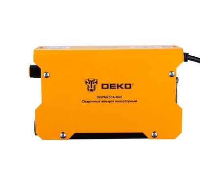 Сварочный аппарат инверторный 250А диам.элек. 1.6-3.2 мм ПВ85% DKWM250A Mini 080-3000 DEKO Фотография_2