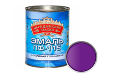 Эмаль Царицынские краски ПФ-115 универсальная, алкидная, фиолетовая (2.7 кг)