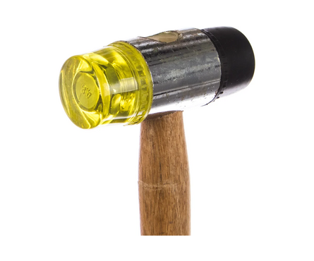 Молоток рихтовочный бойки 35 мм, комбинированная головка, деревянная ручка SPARTA Фотография_1