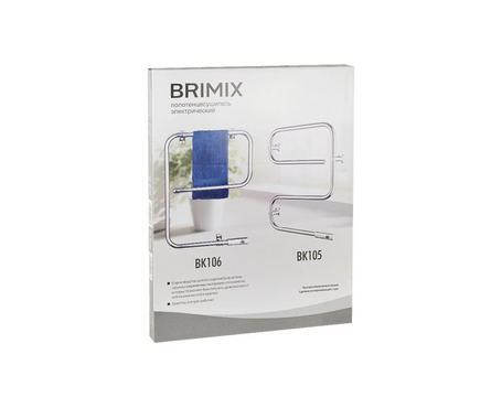 Полотенцесушитель электрический 40х60 см М-образный Хром 40 Вт BRIMIX Фотография_3