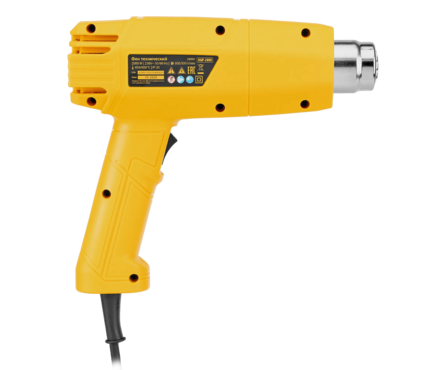 Фен технический 2000 Вт 2 режима, HGP-2000 DENZEL Фотография_3