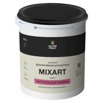 Декоративная штукатурка Silk Plaster Mixart 025 шлифованный - 4.5 кг расход на 5 м² Фотография_0