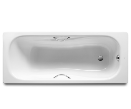 Ванна стальная ROCA Princess 170х75 белая (ручки в комплекте) Фотография_0