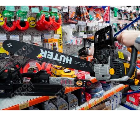 Бензопила цепная Huter BS-45, 2.3 кВт/3.1 л.с., шина 18/45 см, 72 звена Фотография_9