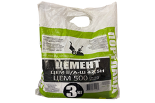 Цемент ВТВ ЦЕМ II/А-Ш 42.5 Н, (ЦЕМ 500 Д20) белый, 3 кг