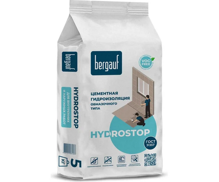 Гидроизоляция BERGAUF Hydrostop 5 кг Фотография_0