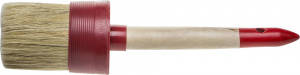 Кисть круглая №22 70мм натуральная светлая щетина, деревянная ручка, STAYER MASTER Фотография_0