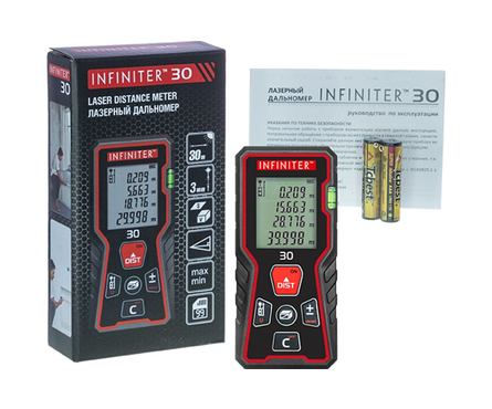 Лазерный дальномер INFINITER 1-2-325, дальность 30 м, длина волны 630-670 нм Фотография_2
