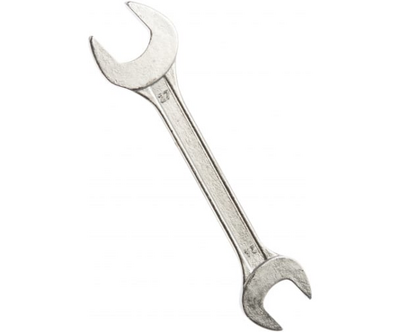Ключ рожковый гаечный 24х27 мм хромированный SPARTA Фотография_0