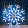 Фигура Снежинка белое свечение, диаметр 40 см, 30 LED, 220V, контроллер, 8 режимов Фотография_0