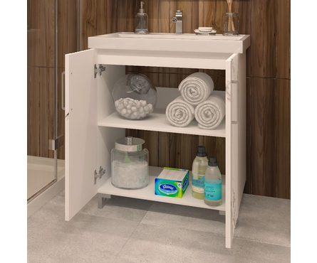  Тумба для ванной EVA GOLD Эра 70 с умывальником Фостер 70 Фотография_3