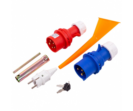 Генератор бензиновый 9.0 кВт переключение режима 230В/400В, 25 л, электростартер PS-90ED-3 DENZEL Фотография_4