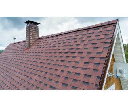 Черепица кровельная гибкая Фазенда красная драконий зуб ТЕХНОНИКОЛЬ Shinglas 2.6 м²/уп Фотография_2