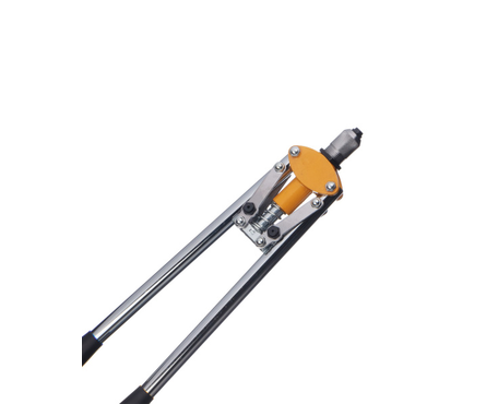 Заклепочник 450 мм заклепки 3.2/4.0/4.8 мм силовой, с удлиненными обрезиненными рукоятками POBEDIT Фотография_1