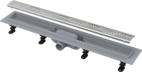 Водоотводящий желоб APZ8-850 Simple с порогами для перфорированной решетки Фотография_0