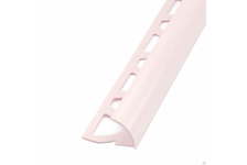Угол ПВХ для плитки наружный 8-7х2500 мм светло-розовый ИДЕАЛ