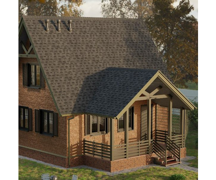 Ламинированая черепица Docke PIE DRAGON/ PREMIUM/ Ежевика Фотография_2