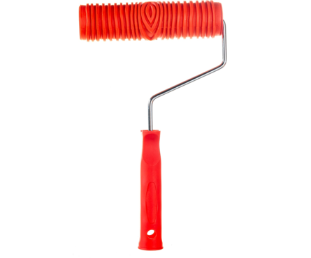 Валик декоративный 180 мм жесткий резиновый Дерево d ручки 7 мм STMDECOR Фотография_1