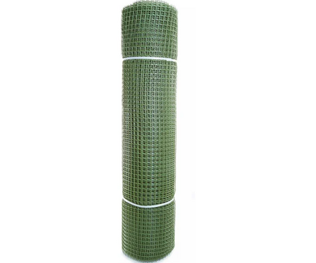 Сетка садовая ячейка 15х15 мм (1х20 м) зеленая/хаки Фотография_0