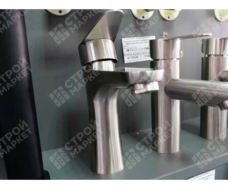 Смеситель для умывальника однорычажный HAIBA литой гусак сатин HB10802 Фотография_4