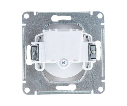 Розетка ATLAS белая, одинарная, без заземления, 16А\250В (Schneider Electric) Фотография_1