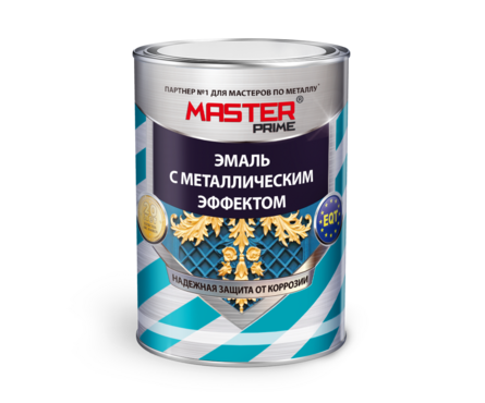 Эмаль металлик шоколад MASTER PRIME 0.4 кг Фотография_1