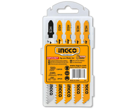 Пилки для лобзика по дереву, металлу INGCO JSBT2001 (20 шт/уп) Фотография_1