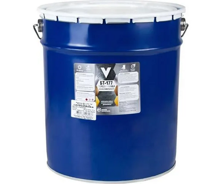 Краска БТ-177 алюминиевая/серебрянка 20 л Фотография_0