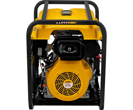 Генератор дизельный 8.5 кВт 230В бак 16 л, электростартер DES-85E DENZEL Фотография_4