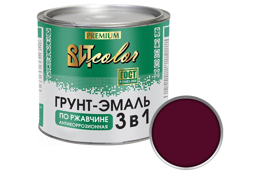 Грунт эмаль по ржавчине вит color