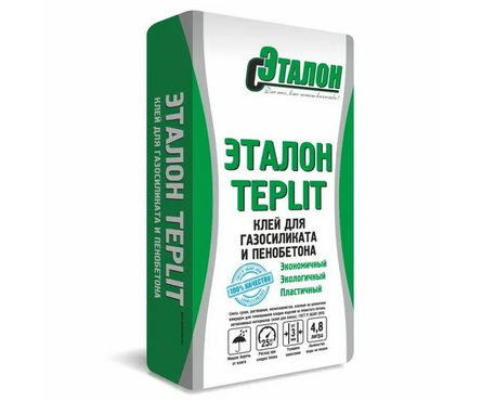 Клей для газосиликата Эталон Teplit (25 кг) купить в Белгороде: цена, характеристика и фото на Строймаркет