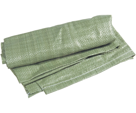 Мешок полипропиленовый, зеленый, 55-50х95-90 см, 55 г, 100 шт/упаковка Фотография_0