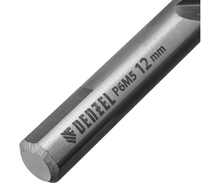 Сверло по металлу 12х151 мм Р6М5 1 шт Golden Tip DENZEL Фотография_1
